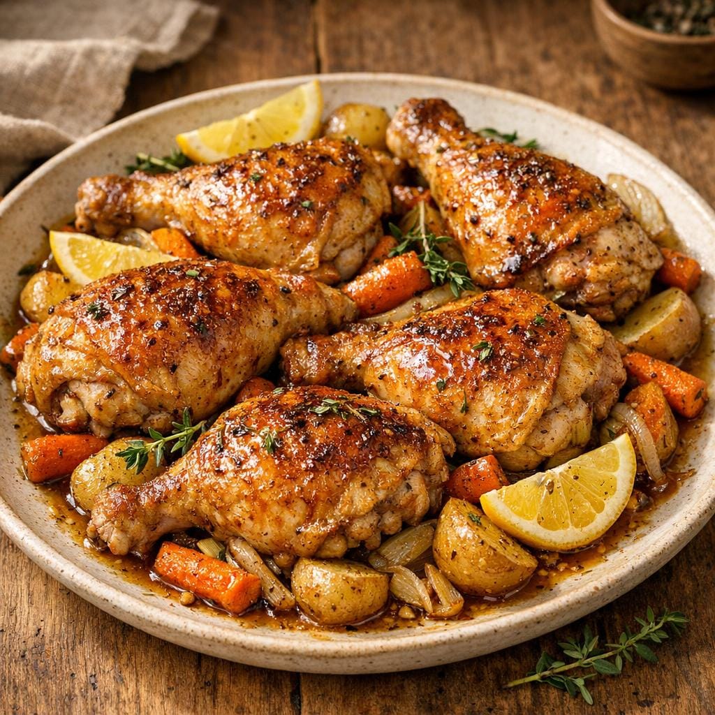 Poulet rôti envoûtant