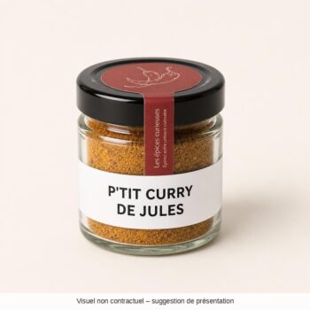 P'TIT CURRY DE JULES - 40G - Bocal - Les Épices Curieuses