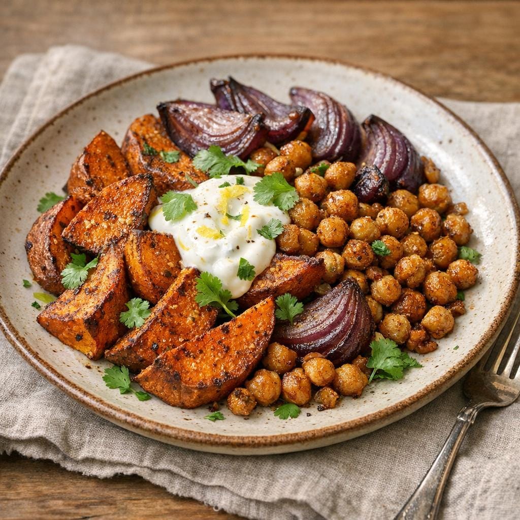 Quartiers de patates douces rôties au Cajun Doux avec Cajun Doux