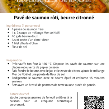 Recettes du mois Décembre - Flyers A5 - Les Épices Curieuses