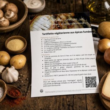 Recettes du mois Janvier & Février - Flyers A5 - Les Épices Curieuses