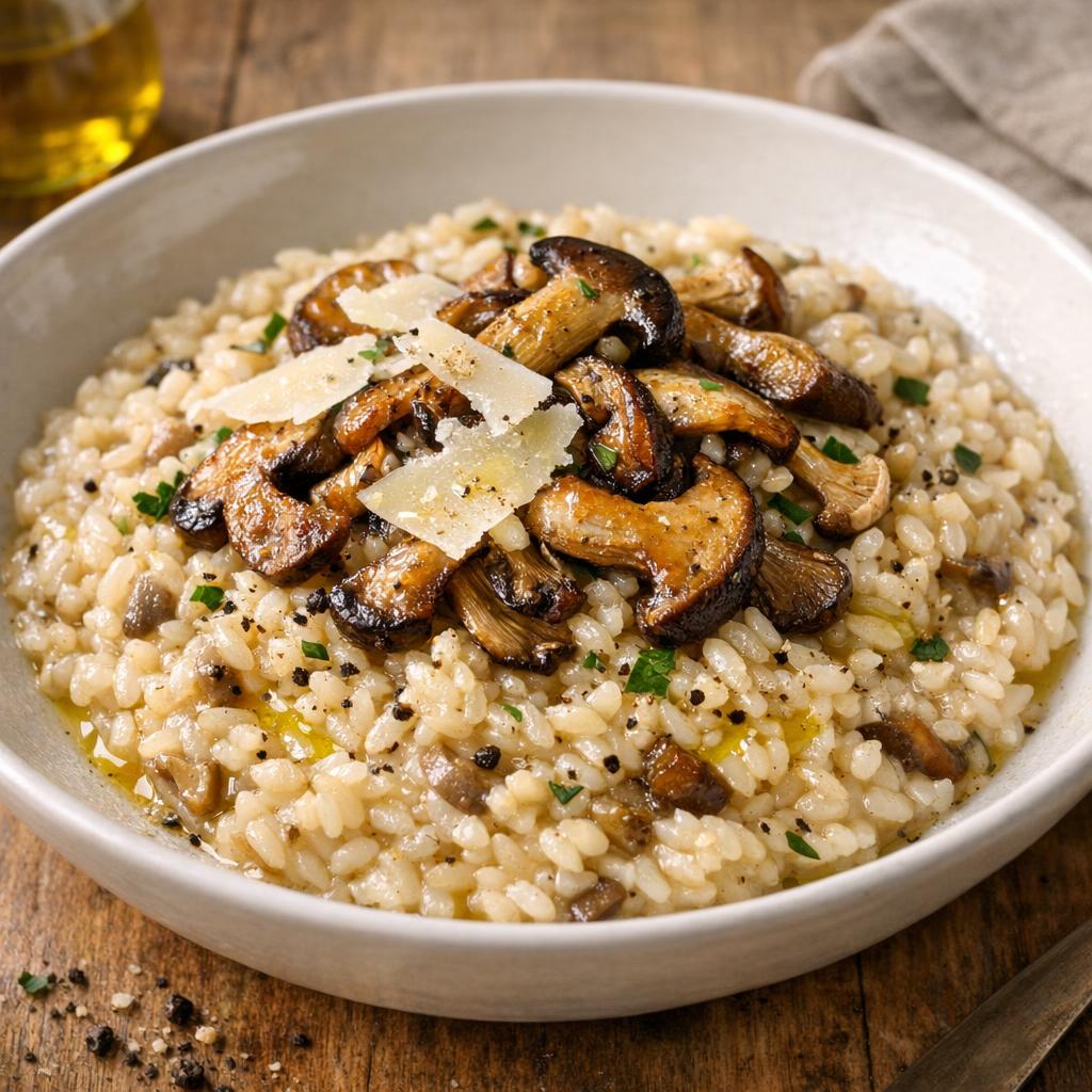risotto aux champignons