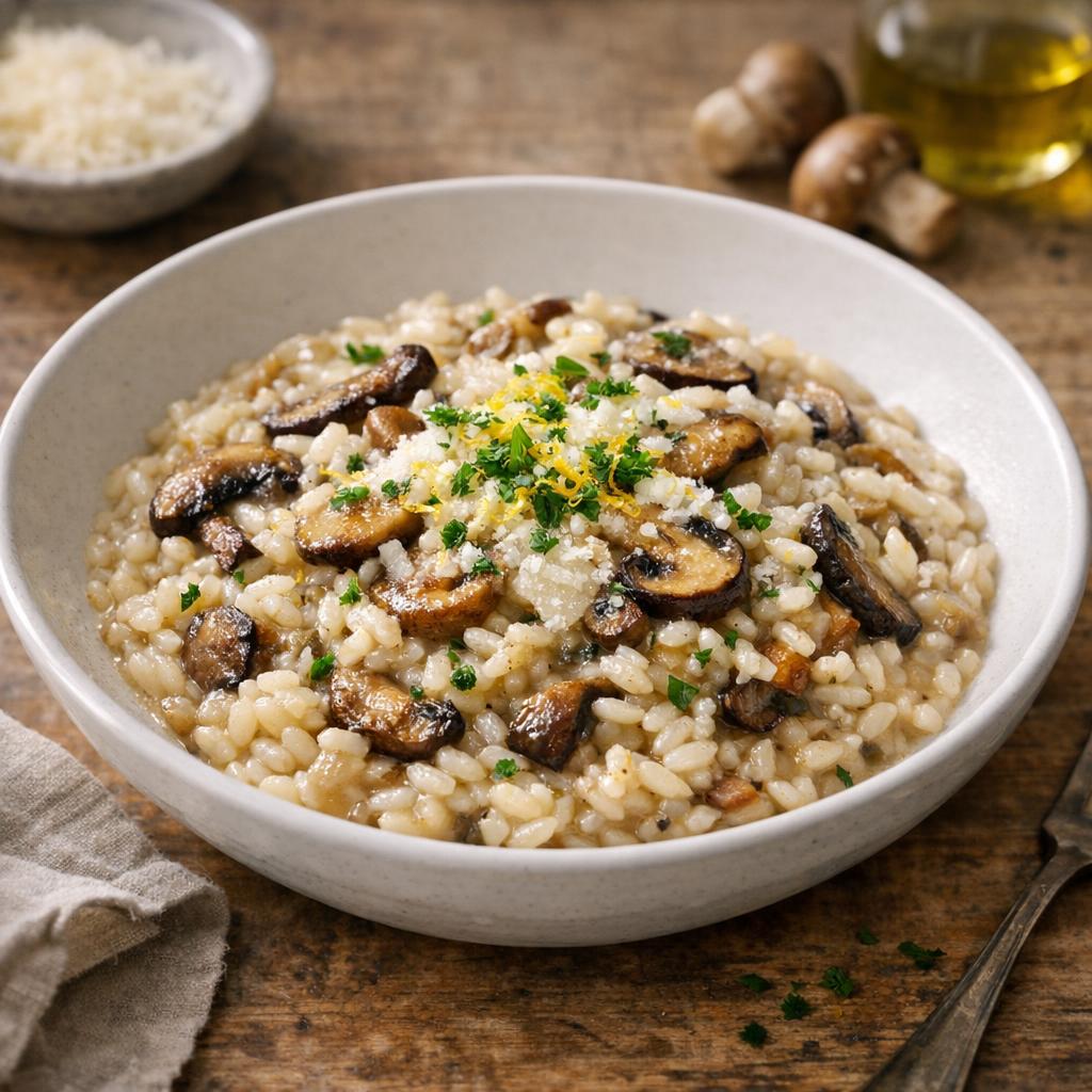 Risotto aux champignons