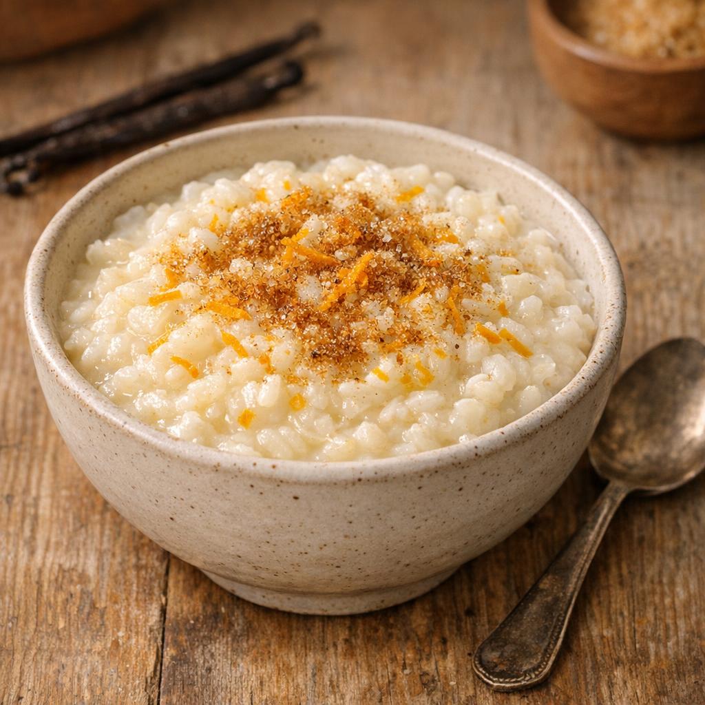 Riz au lait à la tonka