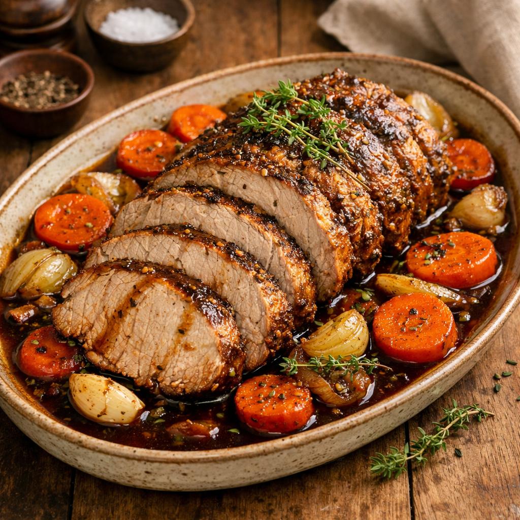 rôti de porc montagnard