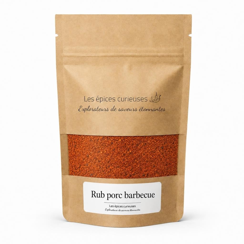 Rub porc barbecue - Packaging - Les Épices Curieuses