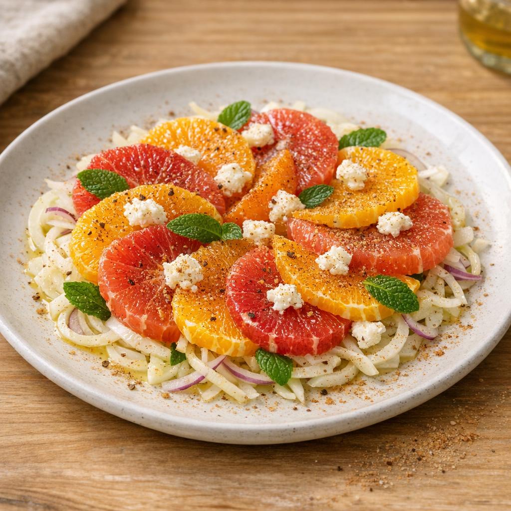 salade agrumes tonka