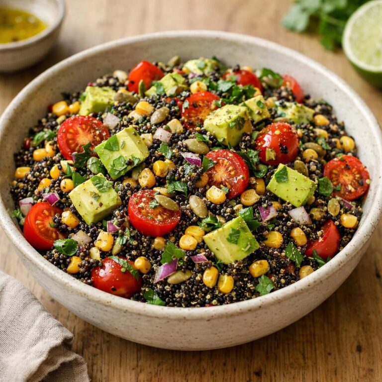 salade de quinoa noir
