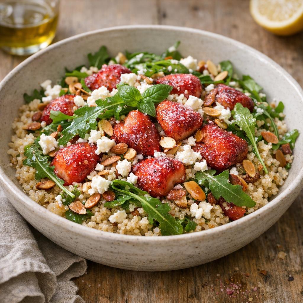 salade quinoa fraises