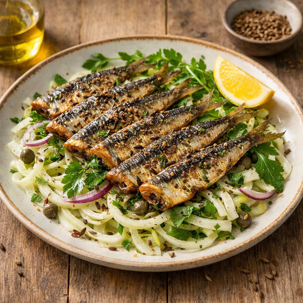 Sardines au cumin