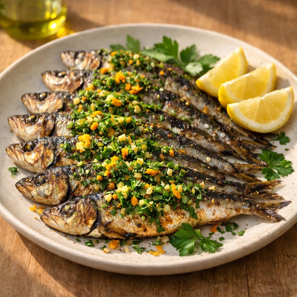 sardines marinées citronnelle