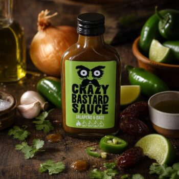 Sauce Piquante Crazy Bastard - Jalapeño & Dattes 100ml - Les Épices Curieuses