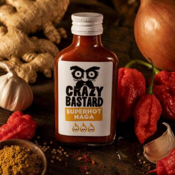 Sauce Piquante Crazy Bastard - Superhot Naga 100ml - Les Épices Curieuses