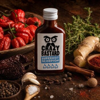 Sauce Piquante Crazy Bastard - Superhot Scorpion 100ml - Les Épices Curieuses