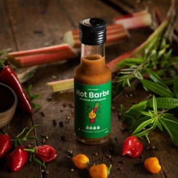 Sauce Piquante Hot Barbe (Verveine / Rhubarbe) - Les Épices Curieuses