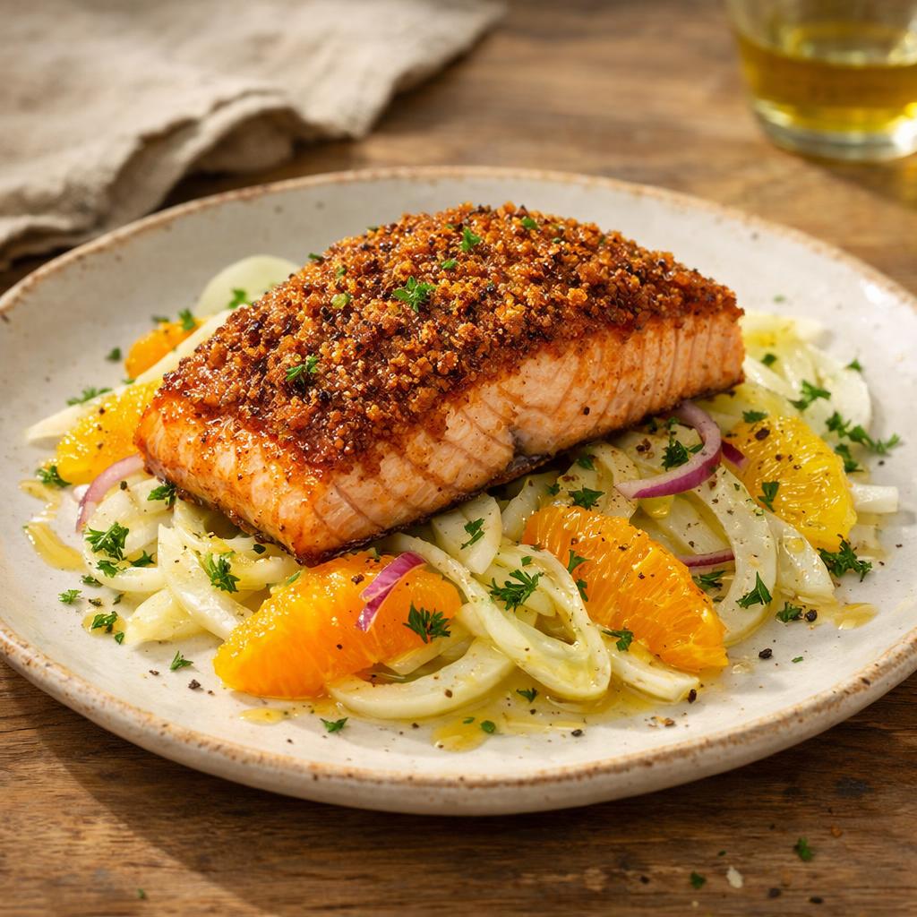 Saumon croûte Cajun Doux