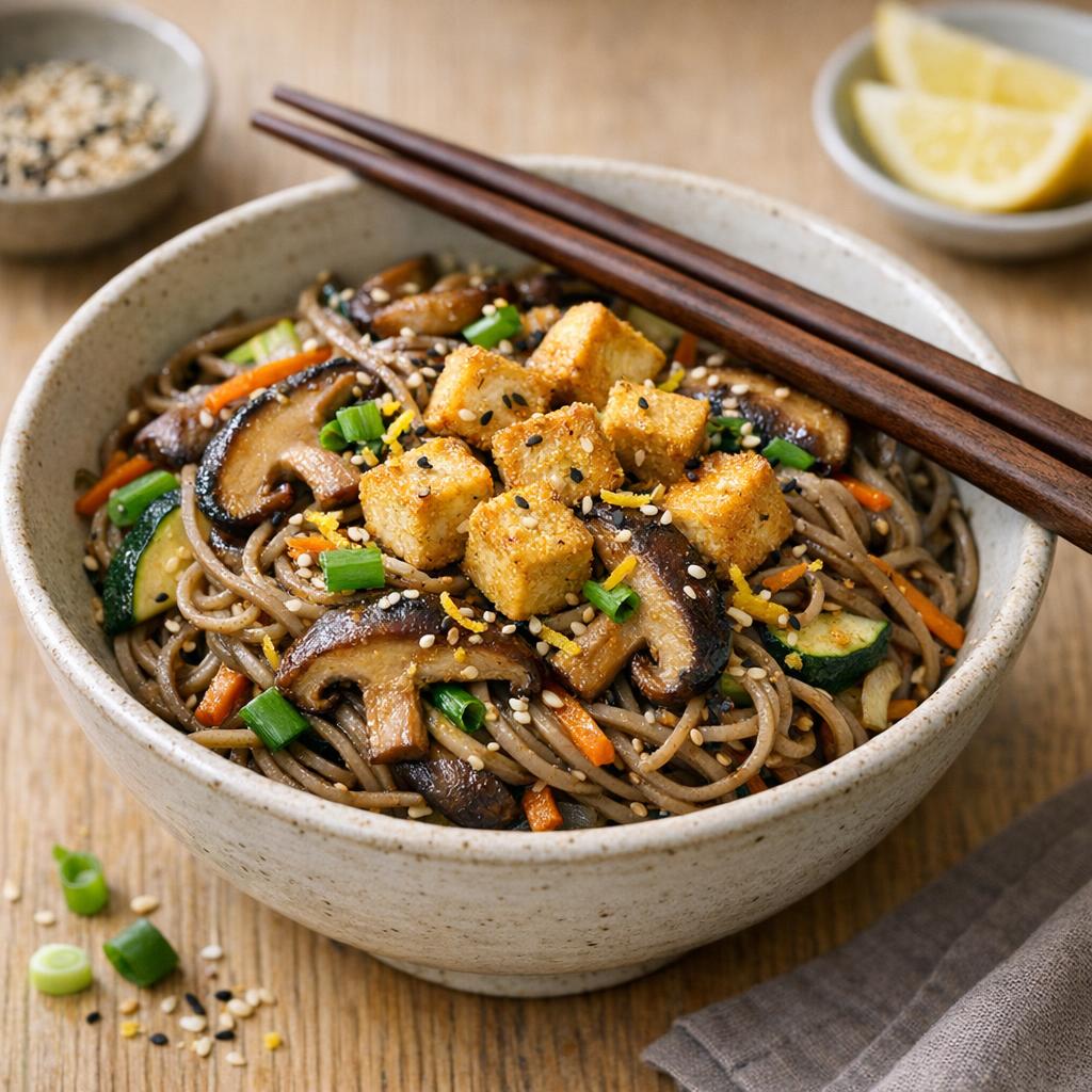 Soba sautées yuzu