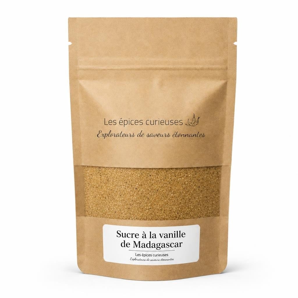 Sucre à la vanille de Madagascar - Packaging - Les Épices Curieuses