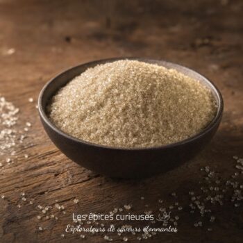 Sucre de canne brut fumé à froid - Les Épices Curieuses