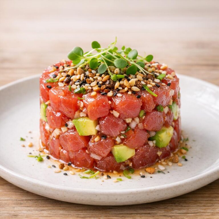 tartare de thon agrumes