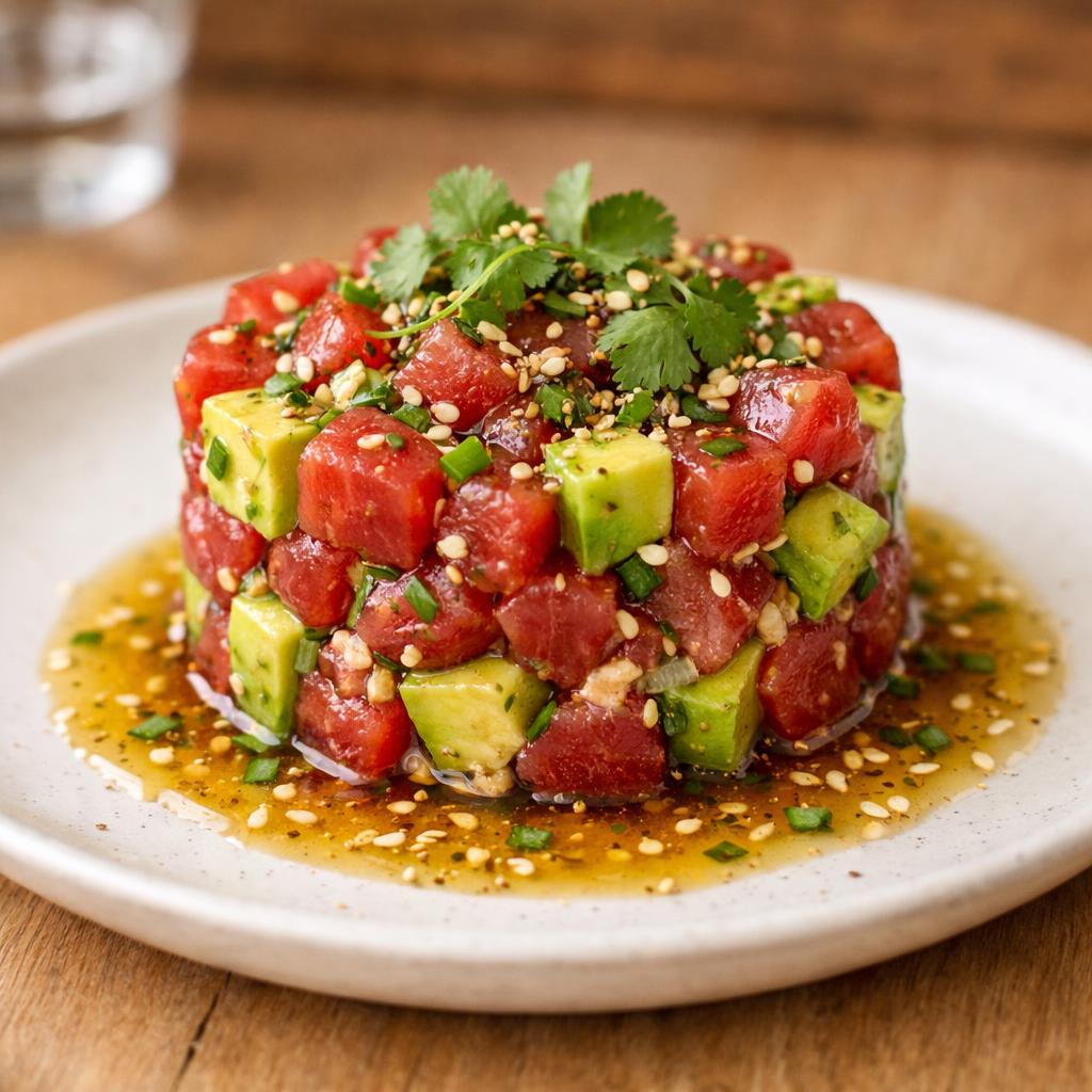 Tartare thon avocat
