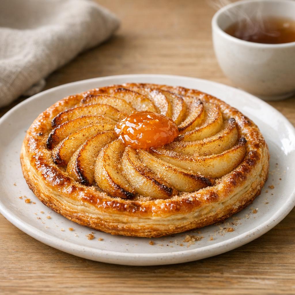 Tarte fine poires tonka