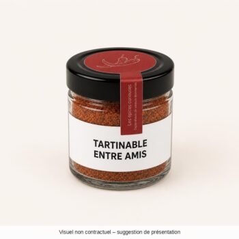 TARTINABLE ENTRE AMIS - 40G - Bocal - Les Épices Curieuses