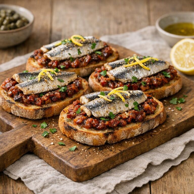 tartines de sardines