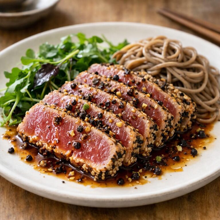 Tataki de thon Voatsiperifery