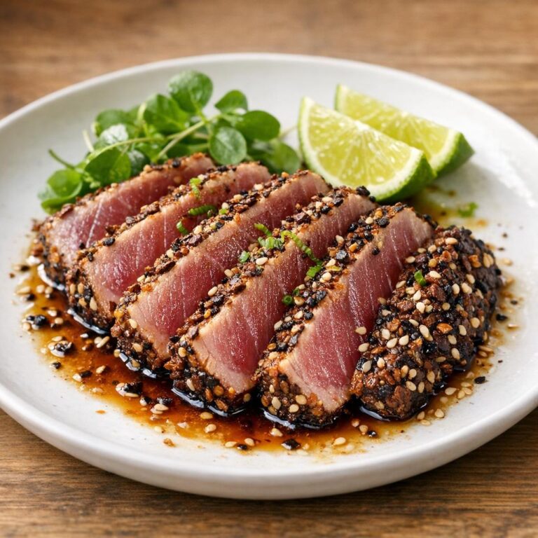 Tataki thon cacao Criollo