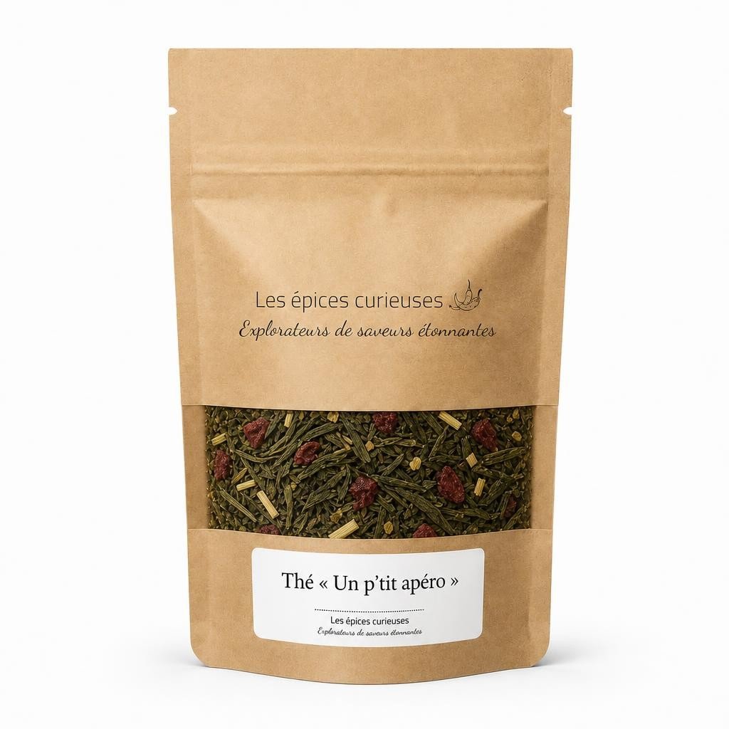 Thé "Un p'tit apéro" - Packaging - Les Épices Curieuses