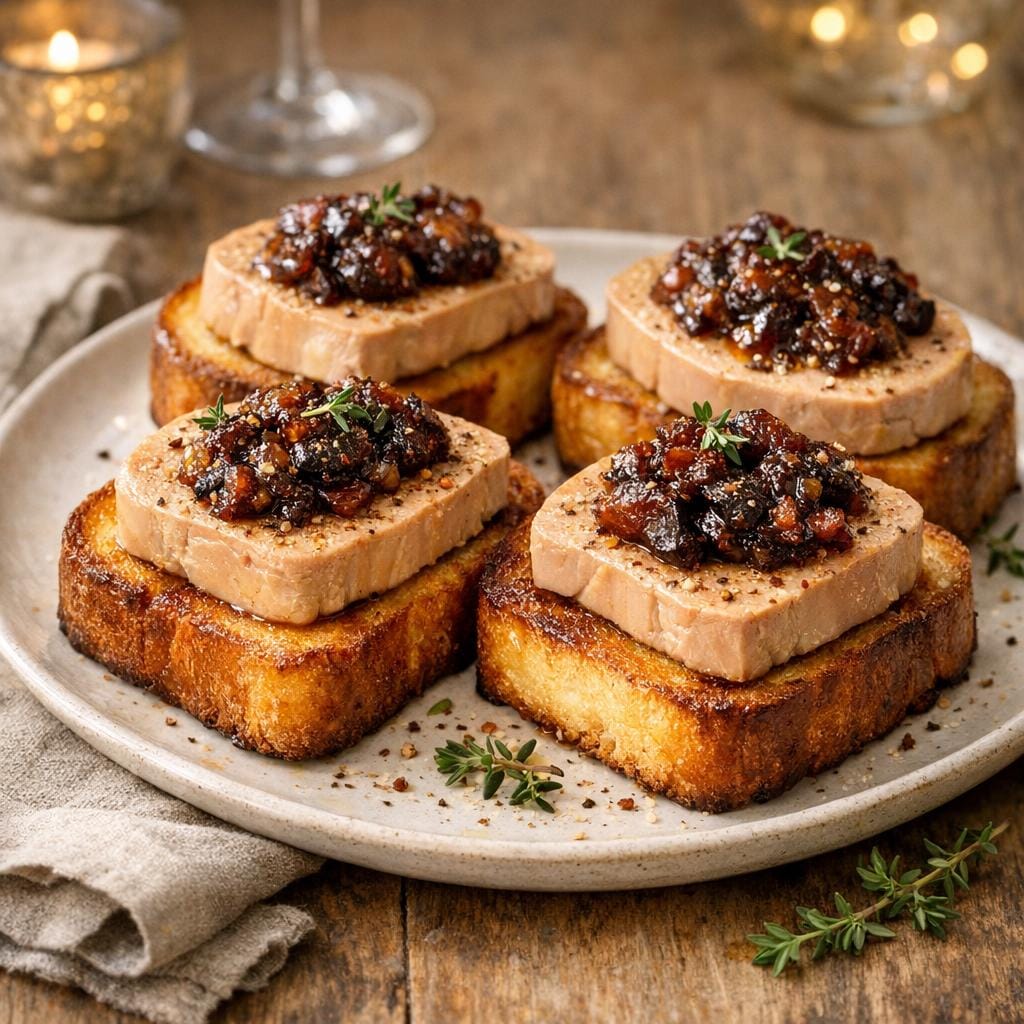 Toast brioché foie gras