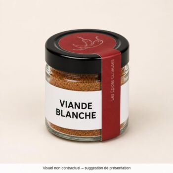 VIANDE BLANCHE - 40G - Bocal - Les Épices Curieuses