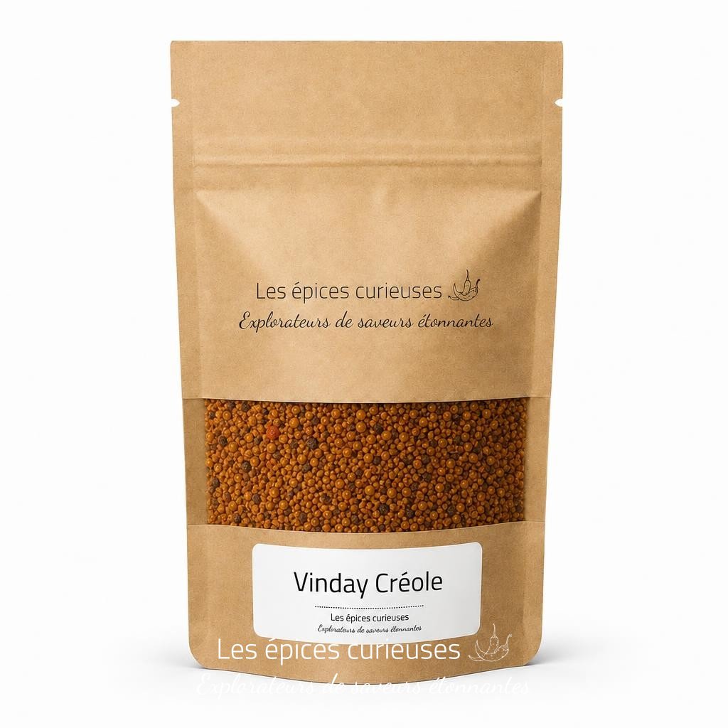 Vinday Créole - Packaging - Les Épices Curieuses
