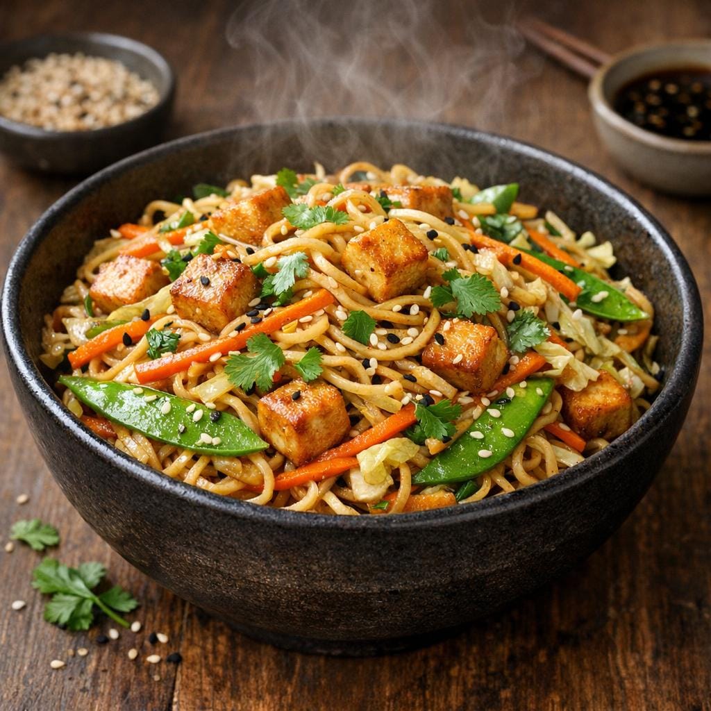 Wok du Marché : Wok végétarien de légumes & tofu avec Wok du Marché