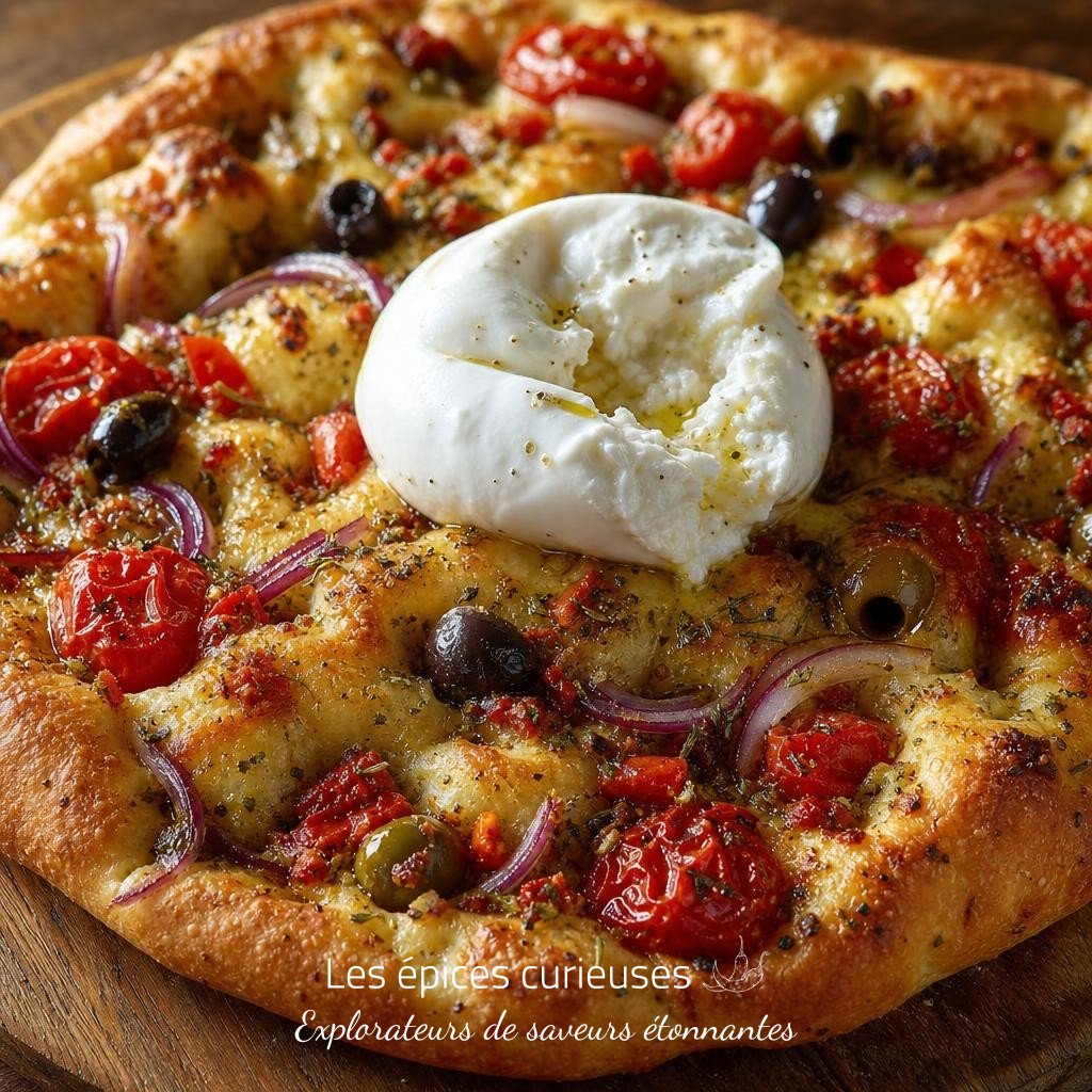Assemblage Focaccia - Les Épices Curieuses