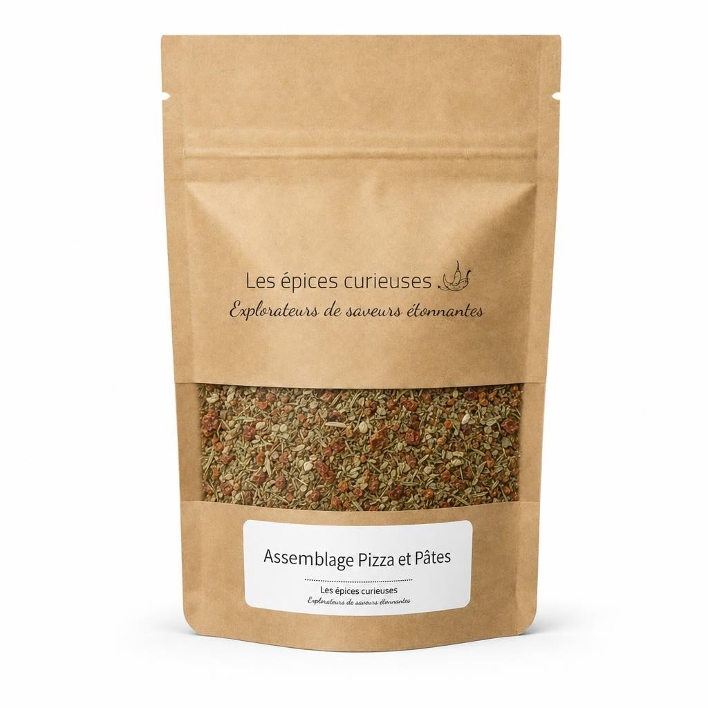 Assemblage Pizza et Pâtes - Packaging - Les Épices Curieuses
