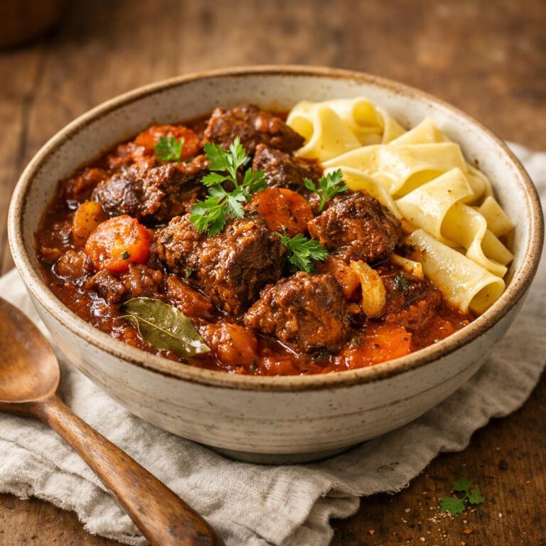 Bœuf braisé Chakalaka