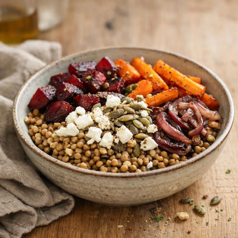 Bowl épeautre lentilles