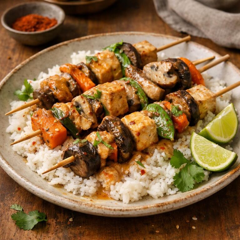 Brochettes de champignons