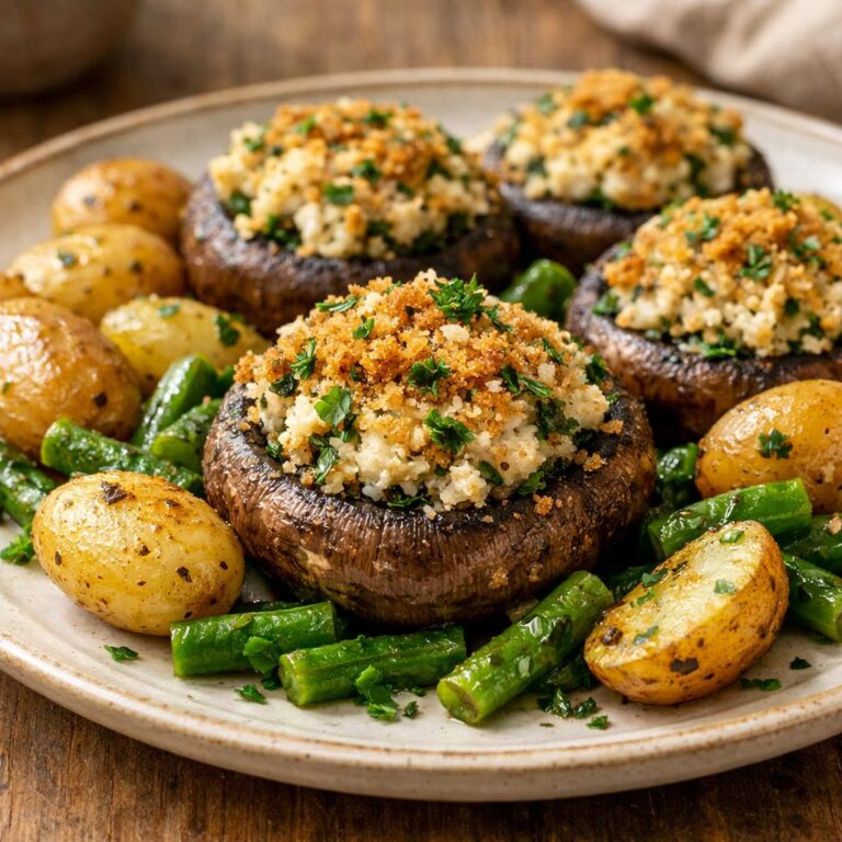 champignons farcis