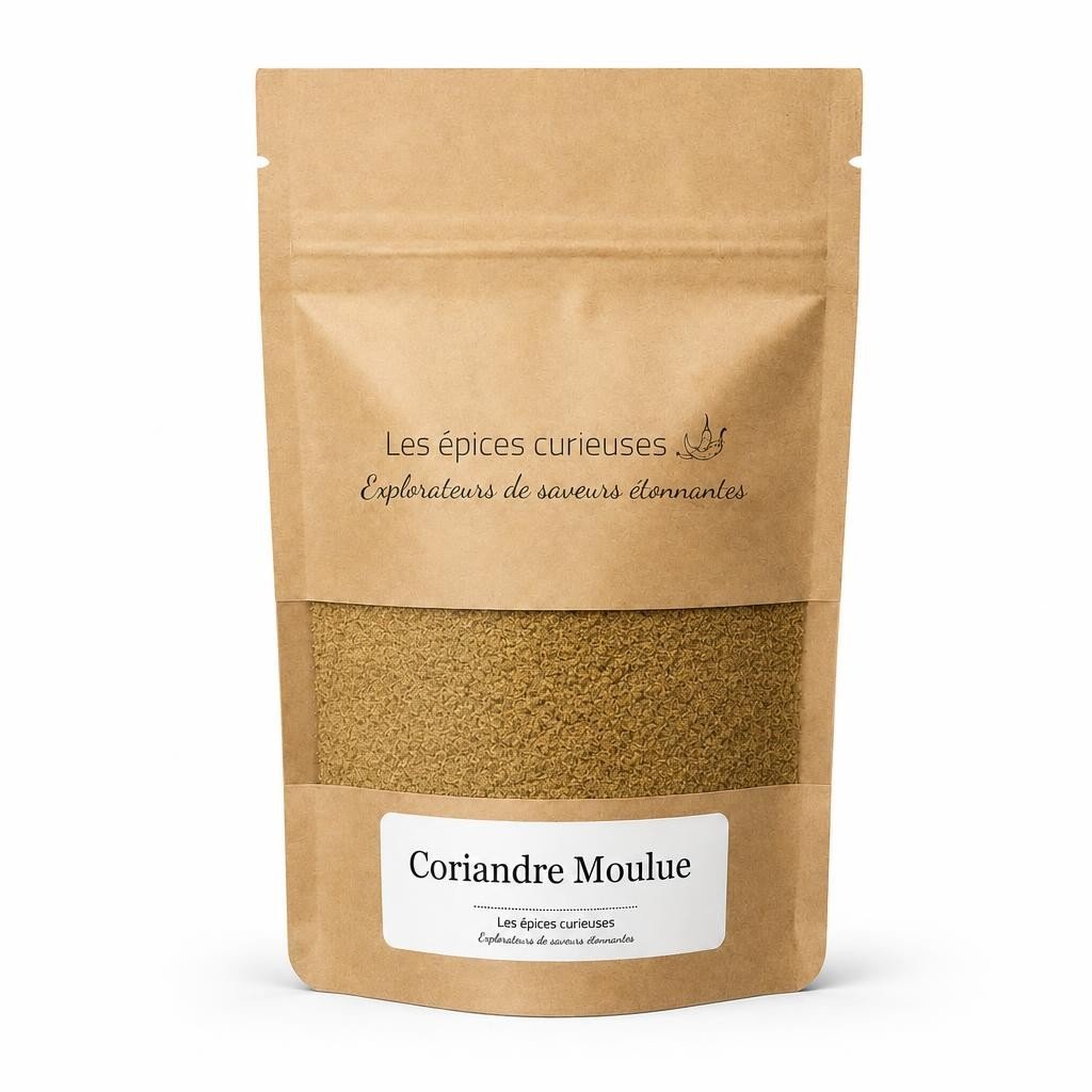 Coriandre Moulue - Packaging - Les Épices Curieuses
