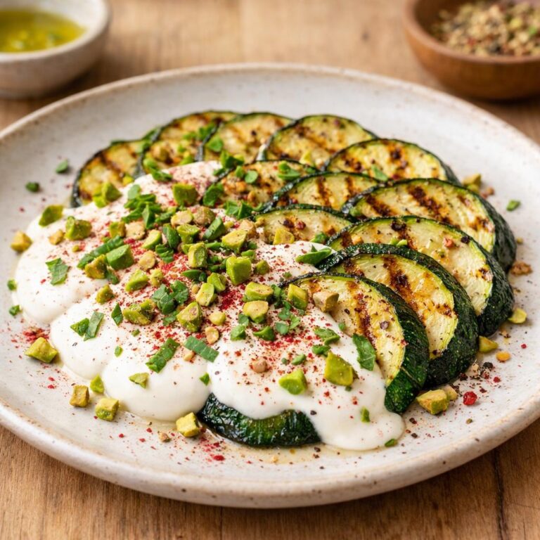 courgettes grillées fromage blanc