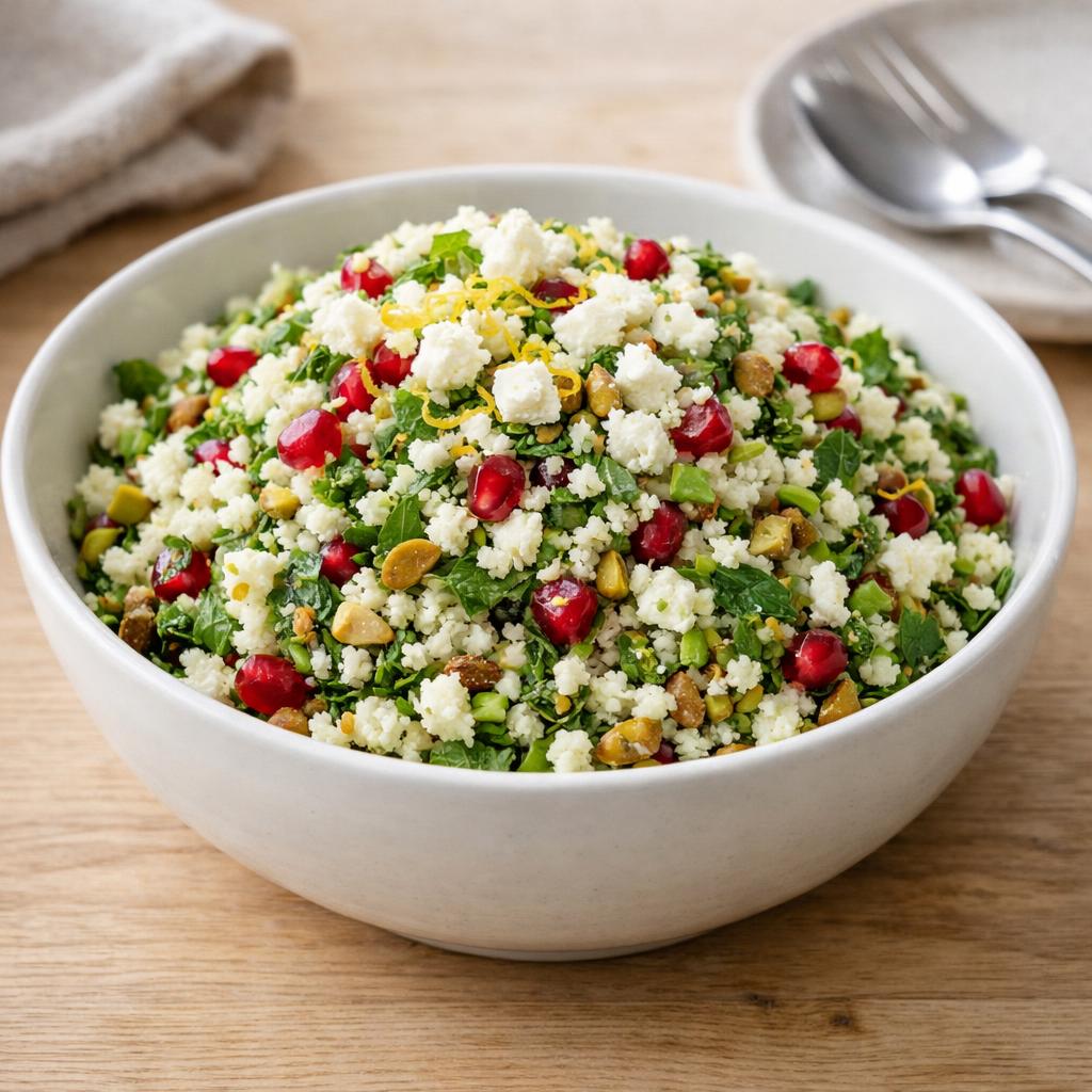 Couscous de chou‑fleur froid