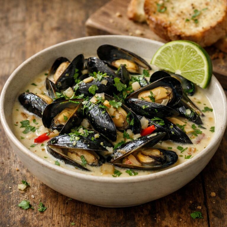 Moules au lait de coco