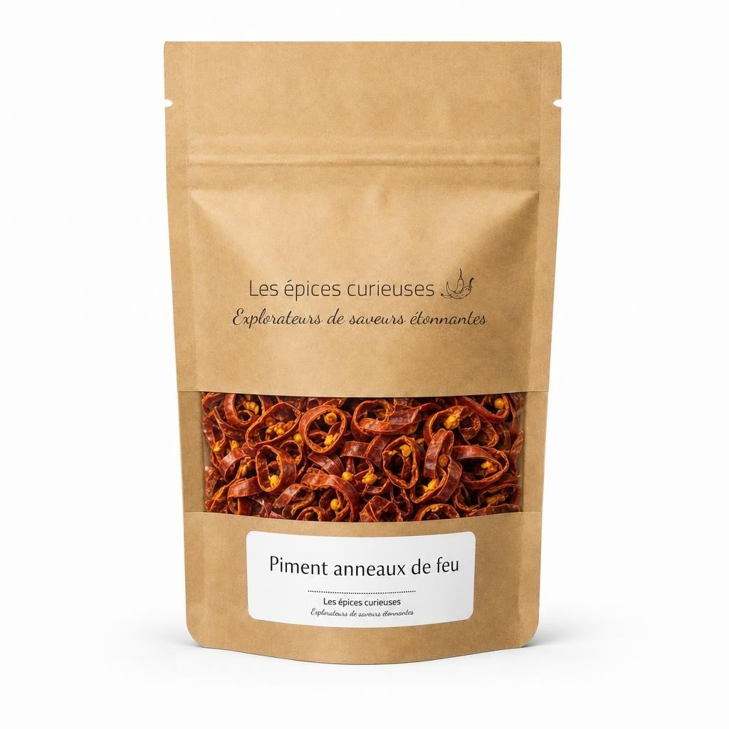 Piment anneaux de feu - Packaging - Les Épices Curieuses