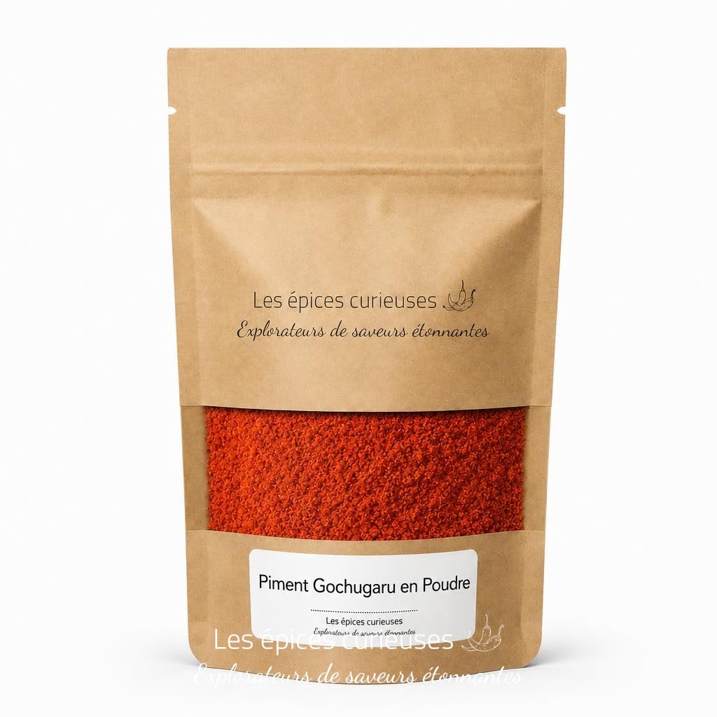 Piment Gochugaru en Poudre - Packaging - Les Épices Curieuses