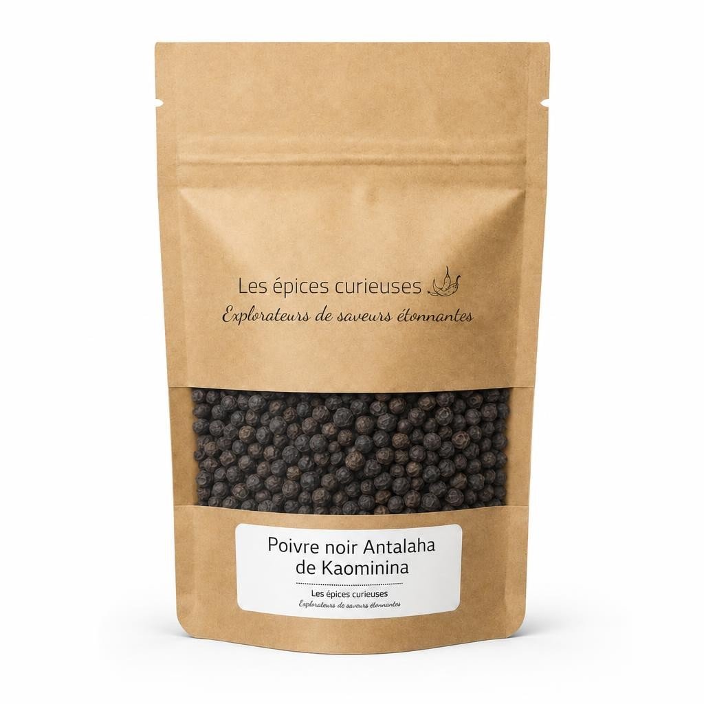 Poivre noir Antalaha de Kaominina - Packaging - Les Épices Curieuses