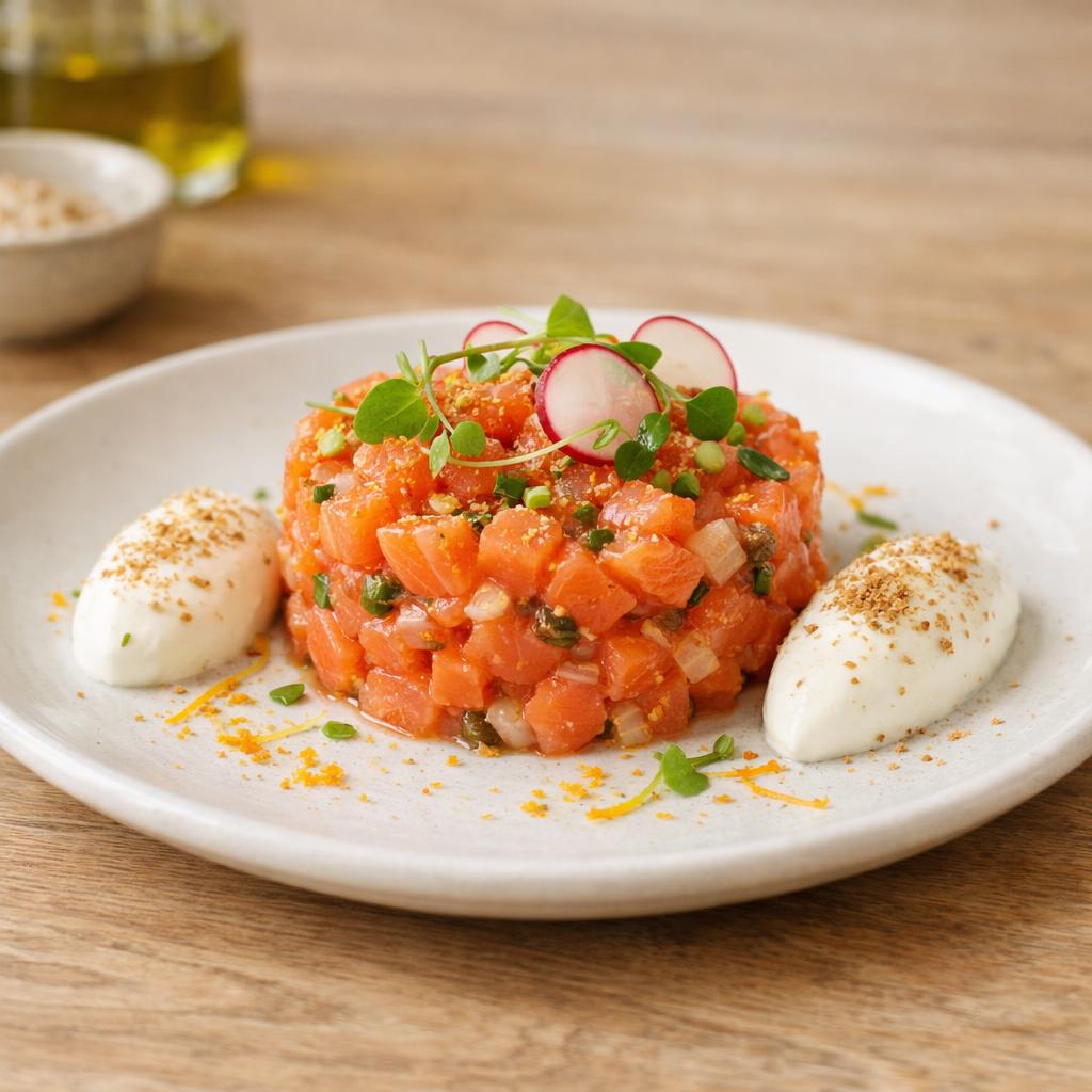 tartare de saumon