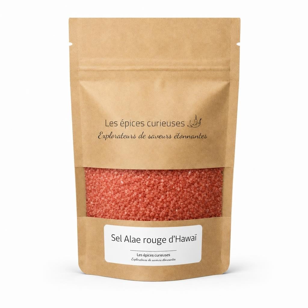 Sel Alae rouge d'Hawaï - Packaging - Les Épices Curieuses